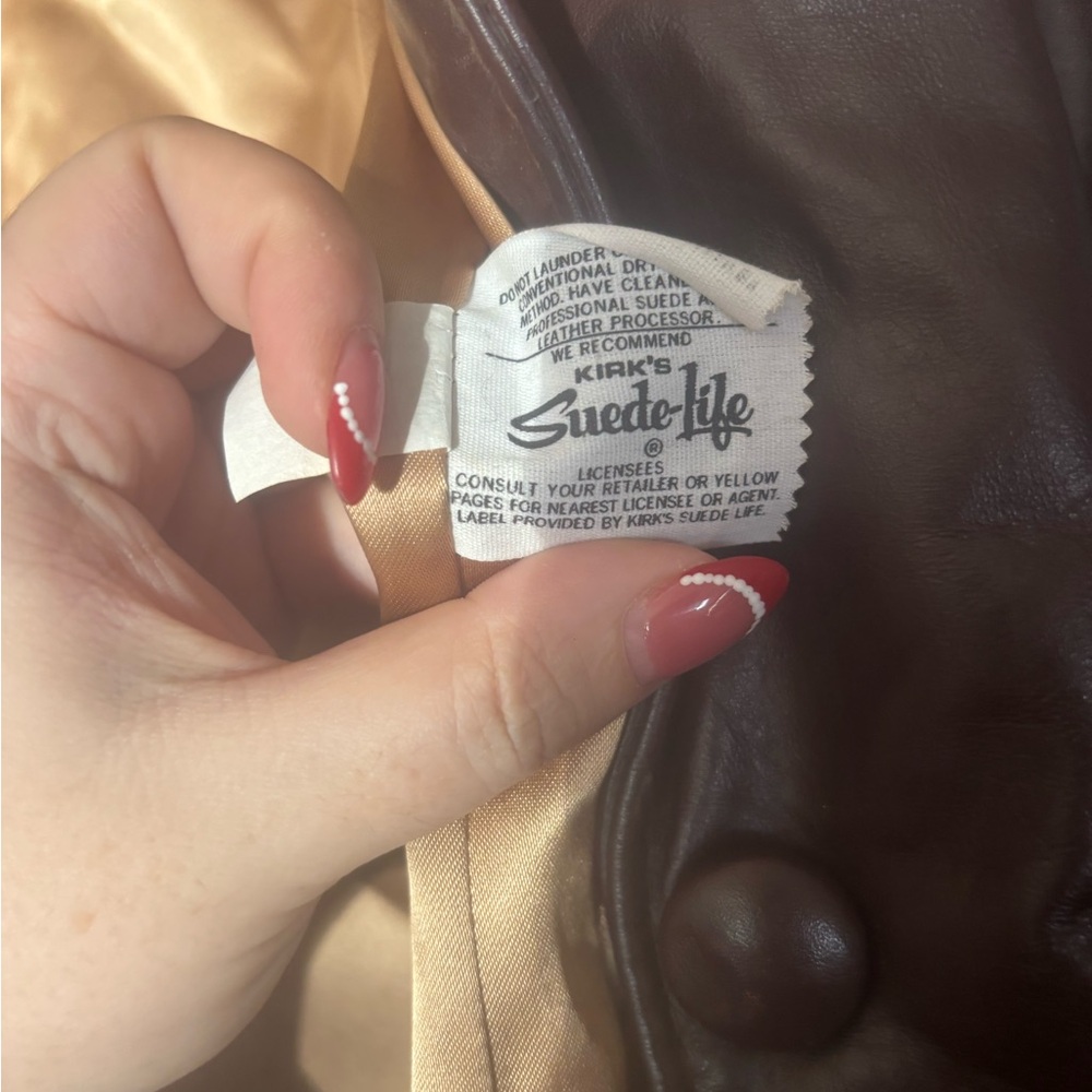1970s Vintage Ladies Leather Jacket size 12 Excellent vintage condition Fall - Picture 5 of 6
